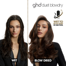 Load image into Gallery viewer, ghd Duet Blowdry Hair Dryer Brush - Black