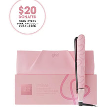 Load image into Gallery viewer, ghd Chronos Hair Straightener In Dusted Pink with Love