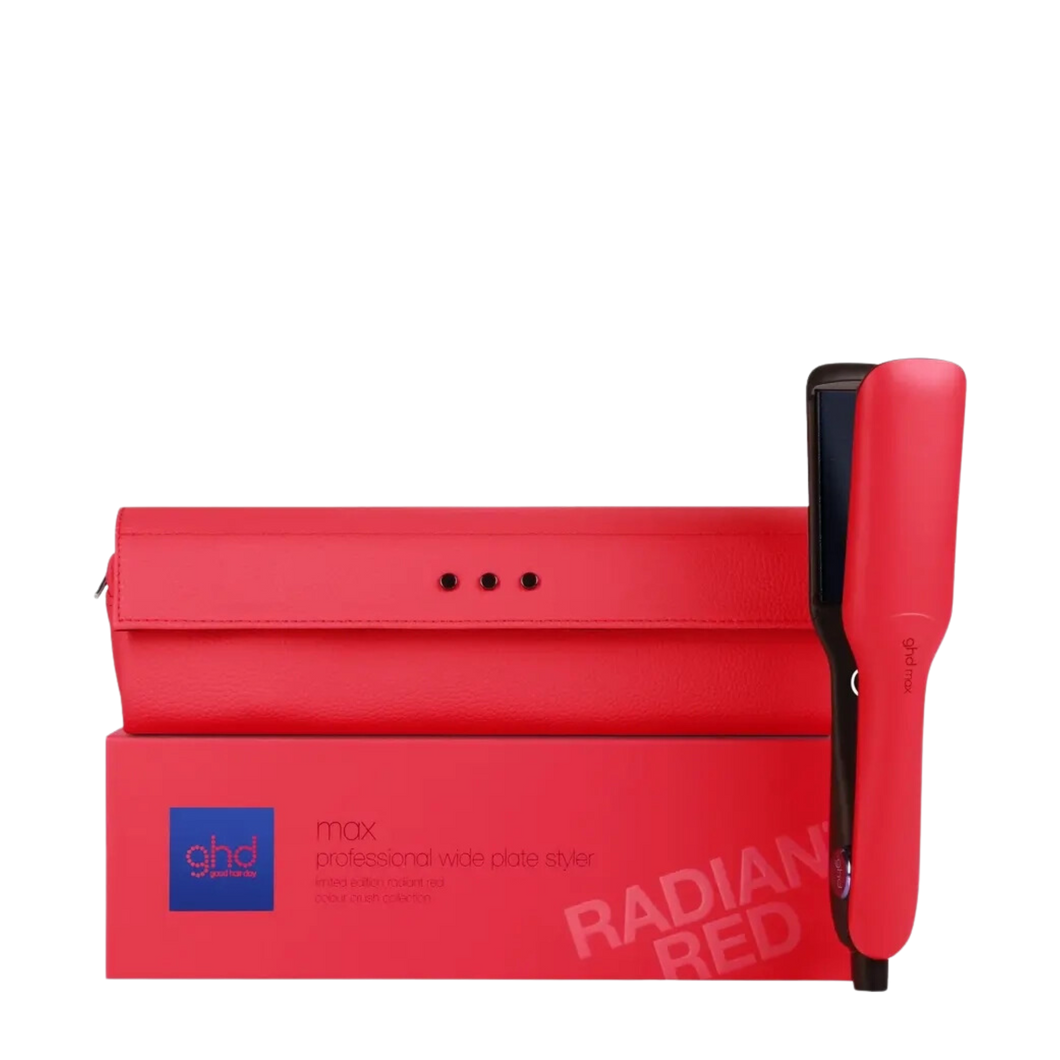 ghd Colour Crush Max Wide Plate Styler - Radiant Red