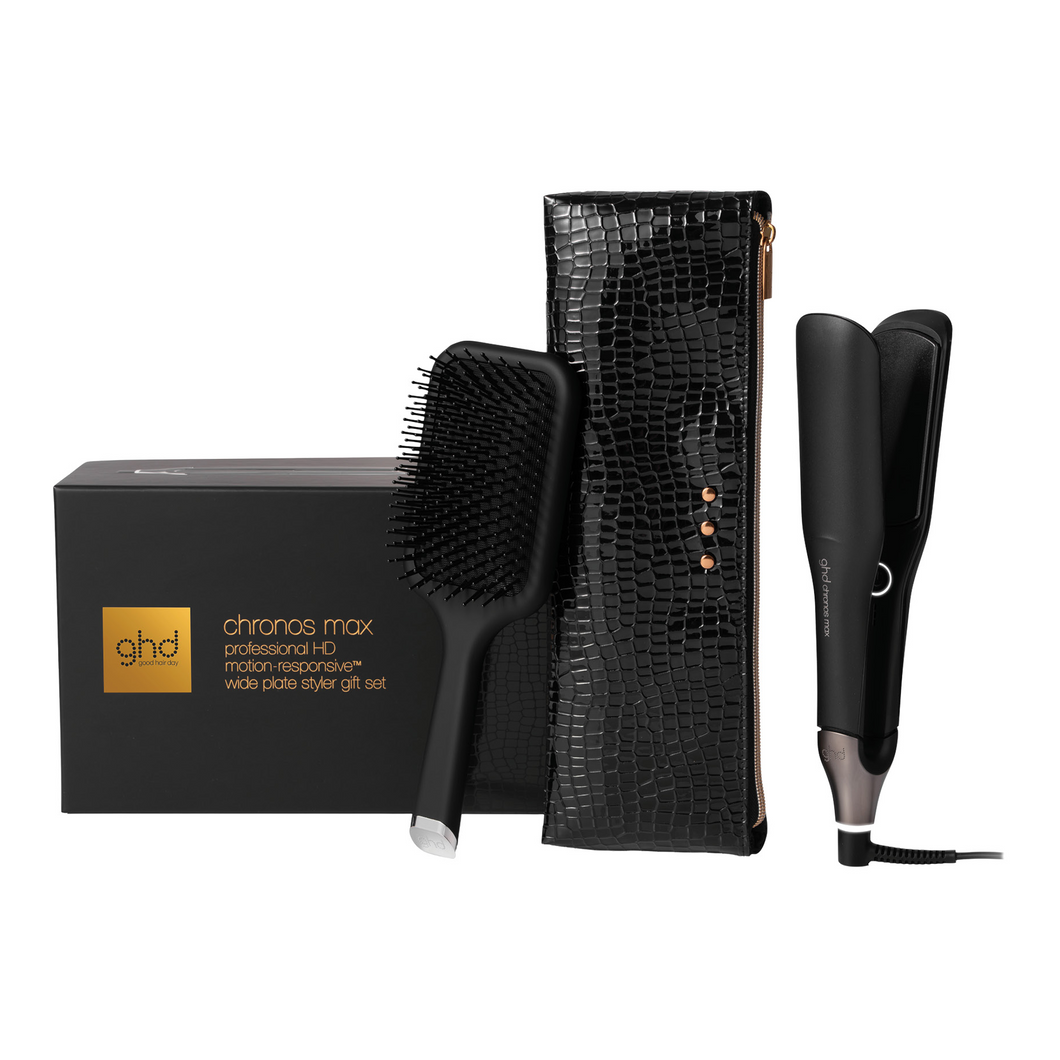 ghd Chronos Max hair straightener gift set